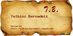 Telbisz Bernadett névjegykártya